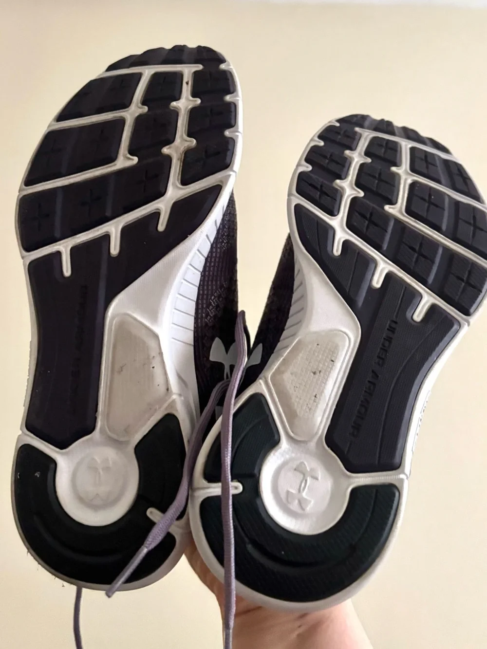 Under Armour Women's Purple & White Charged Lightning Running Sneakers